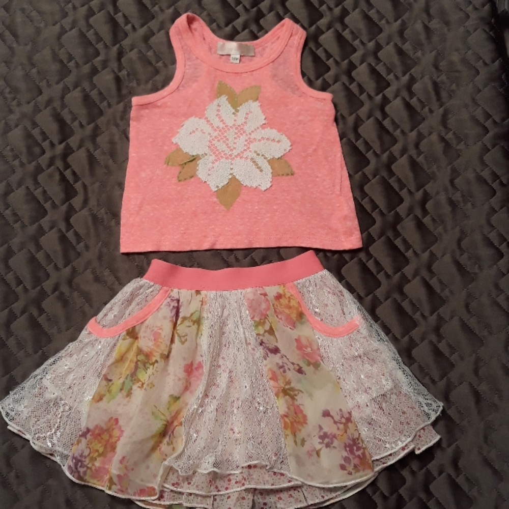 Saks Baby Sara matching set, sz 18 months